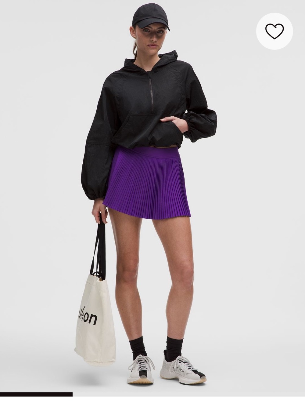NWT- Lululemon- Sz 14- College Purple- HR Varsity Pleated 🎾 Skirt- W/ Shorts